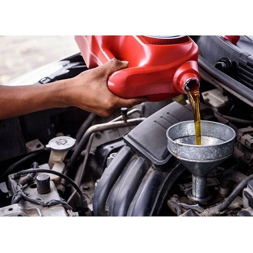 Sale of various engine oils.